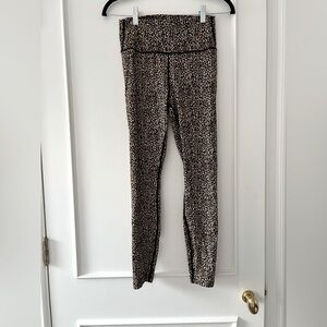 🐆 Varley cheetah print tights sz s 🐆